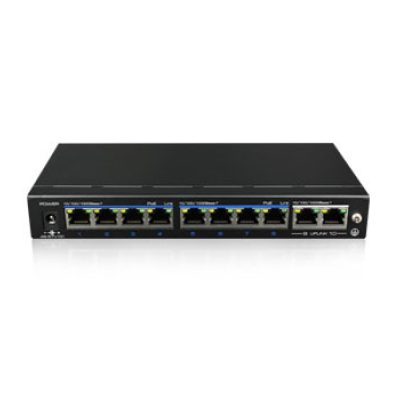 BroxNet BRX501-FE08-2GEUP 8 Ports Fast Ethernet PoE Switch
